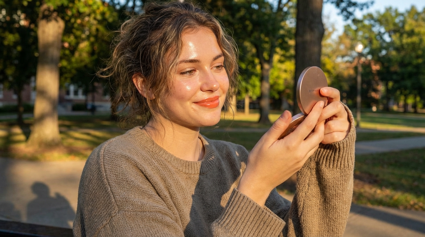Getting ready makeup look