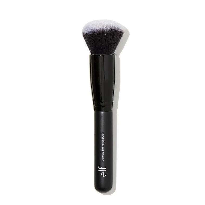 e.l.f. Ultimate Blending Brush with its black handle and domed bristles